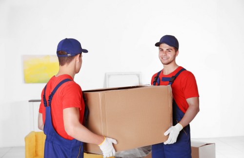 Local removal team preparing a move in New Addington
