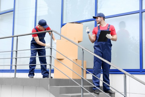 Local team handling furniture removal in New Addington streets