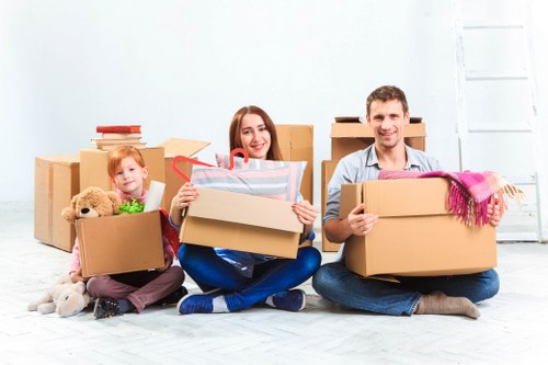 Local moving van supporting furniture transport in New Addington