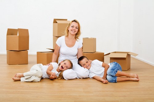 Local removals team planning a move in New Addington
