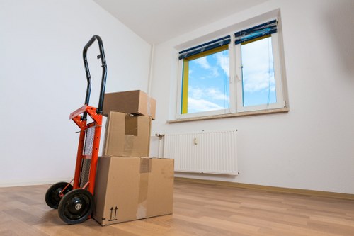 Commercial removal truck hire for office or shop relocation