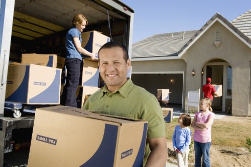 Careful lifting and loading for a residential move
